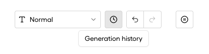 Generation history button
