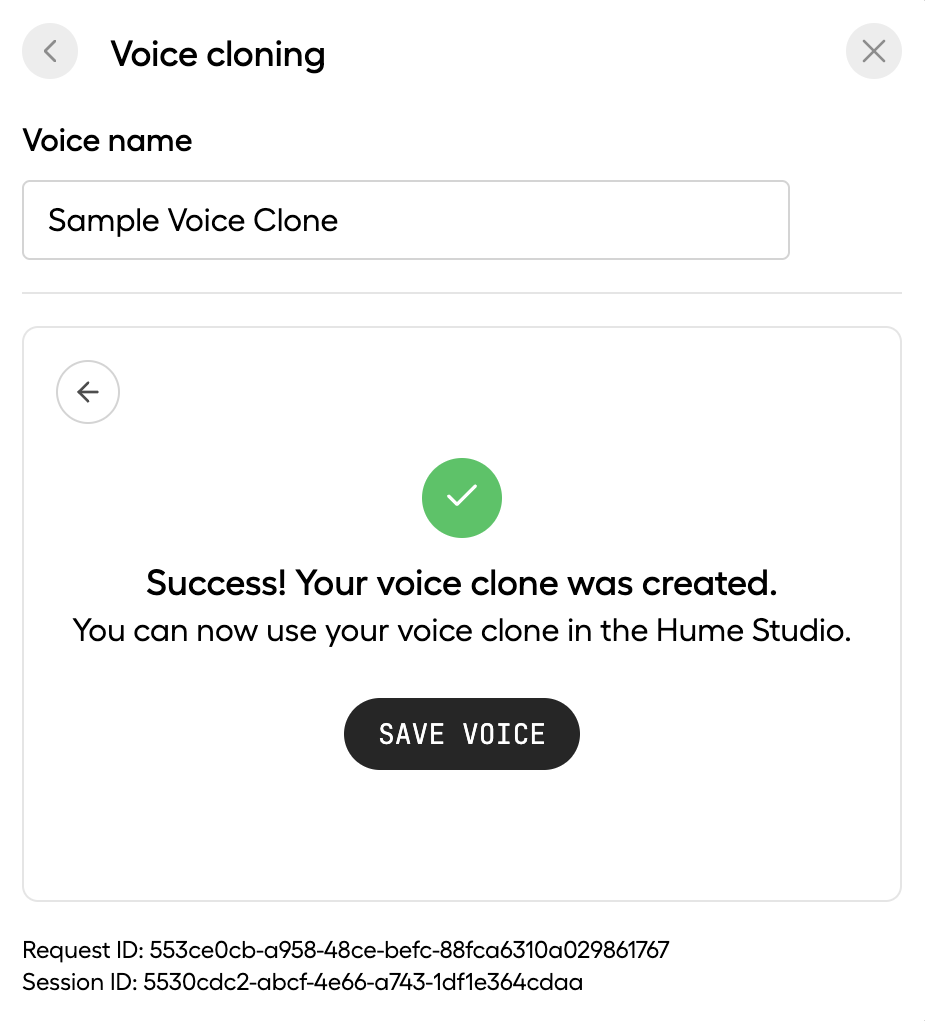 Recording session complete