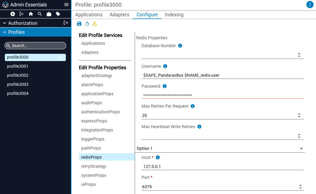 Edit Profile properties