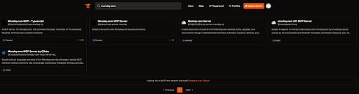 Searching for MCP Server on Smithery