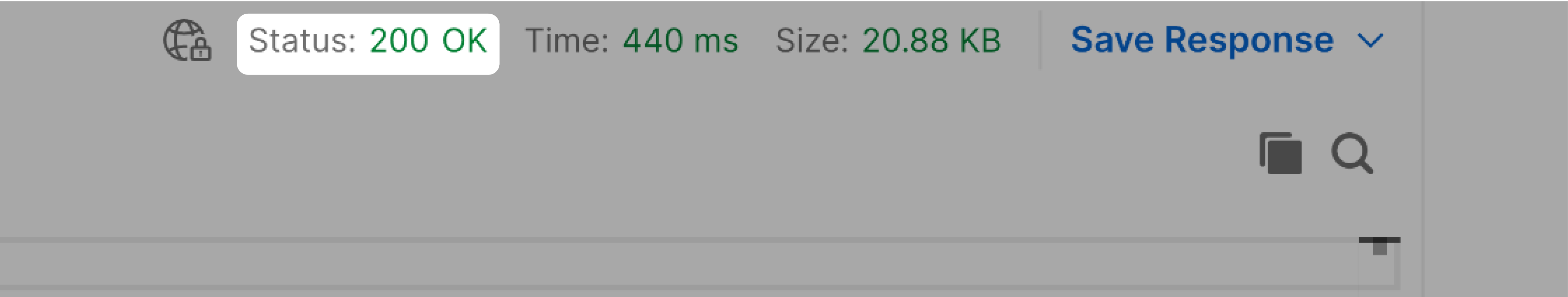 Successful 200 response