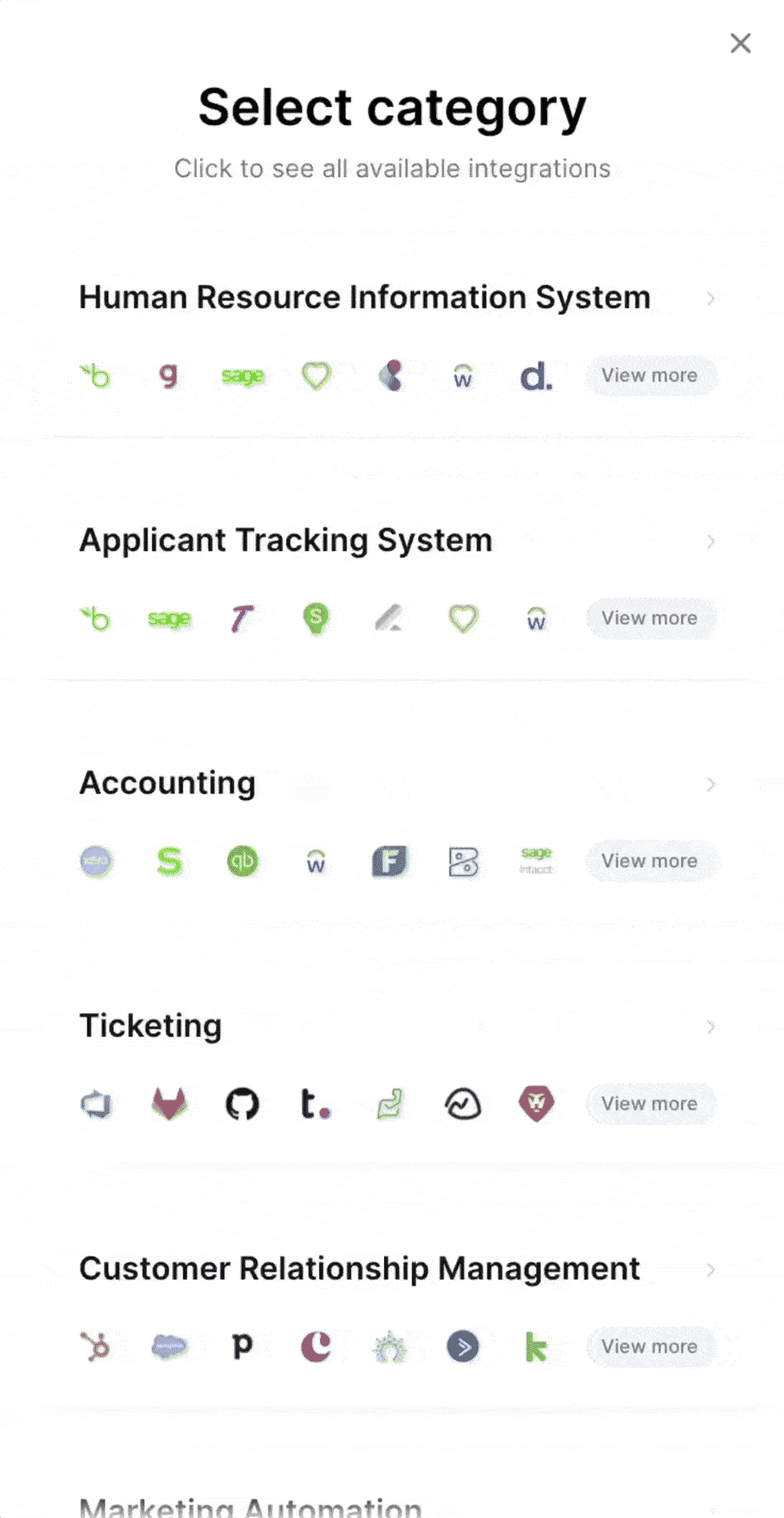 Preview of Merge Link component