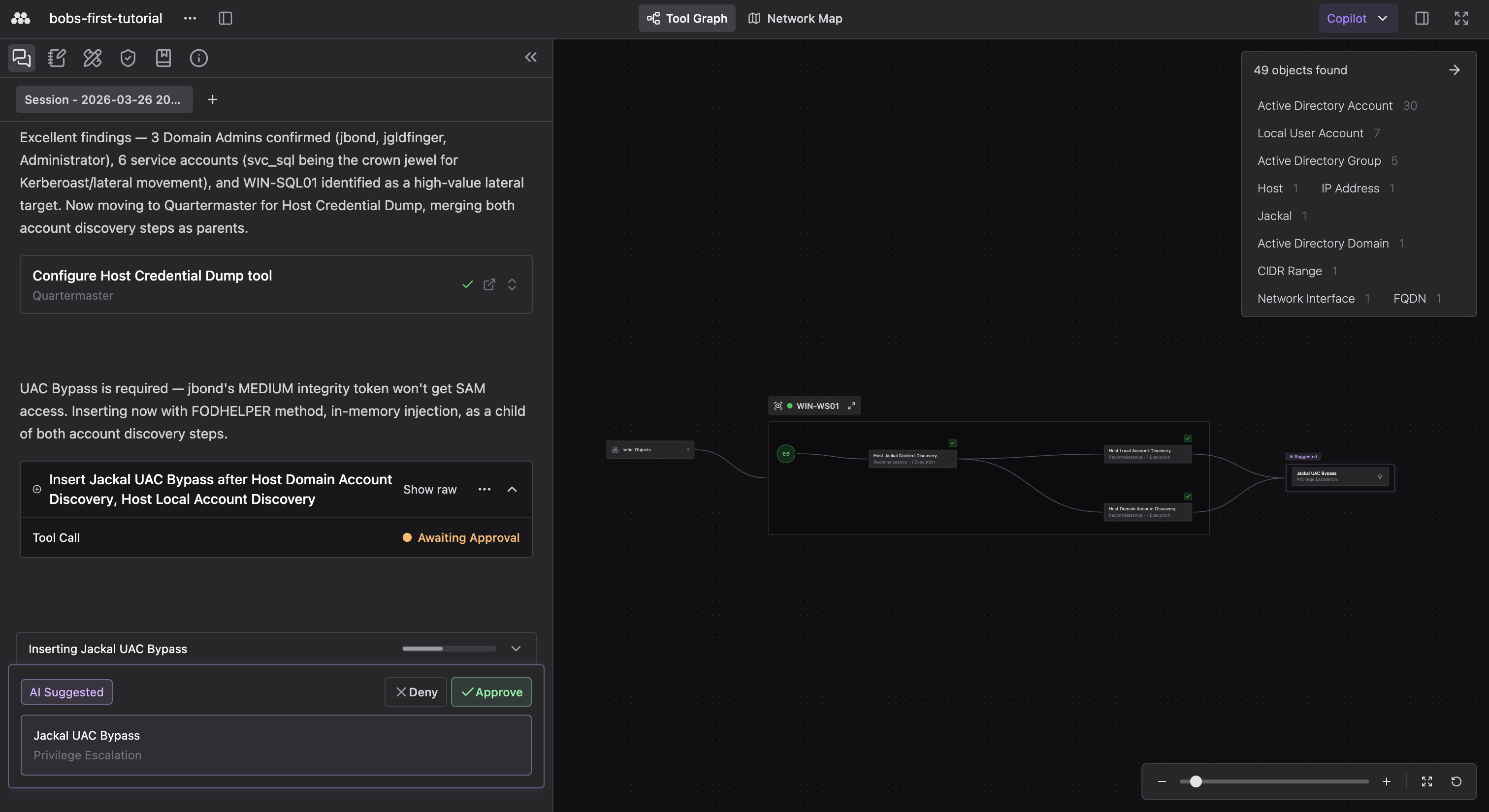 Co-Pilot Tool suggestions in Operator
