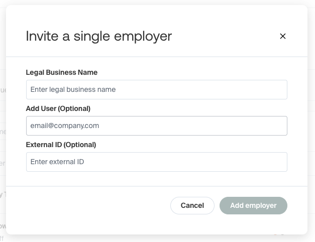 Direct add child account