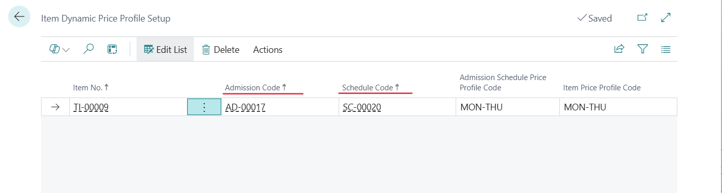 Pricing rule format