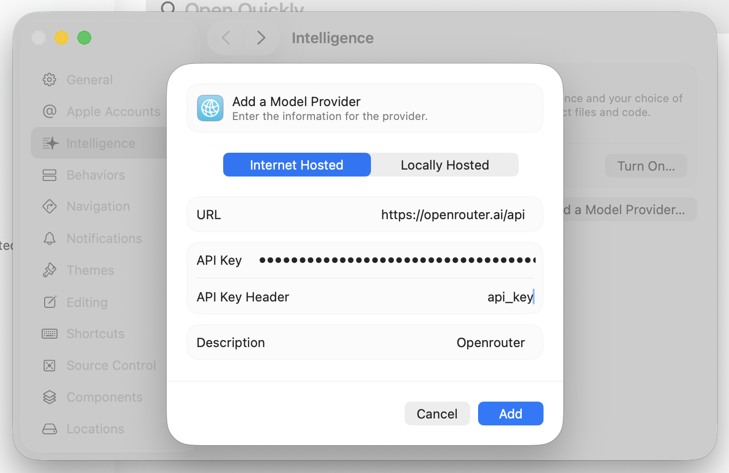 OpenRouter Configuration