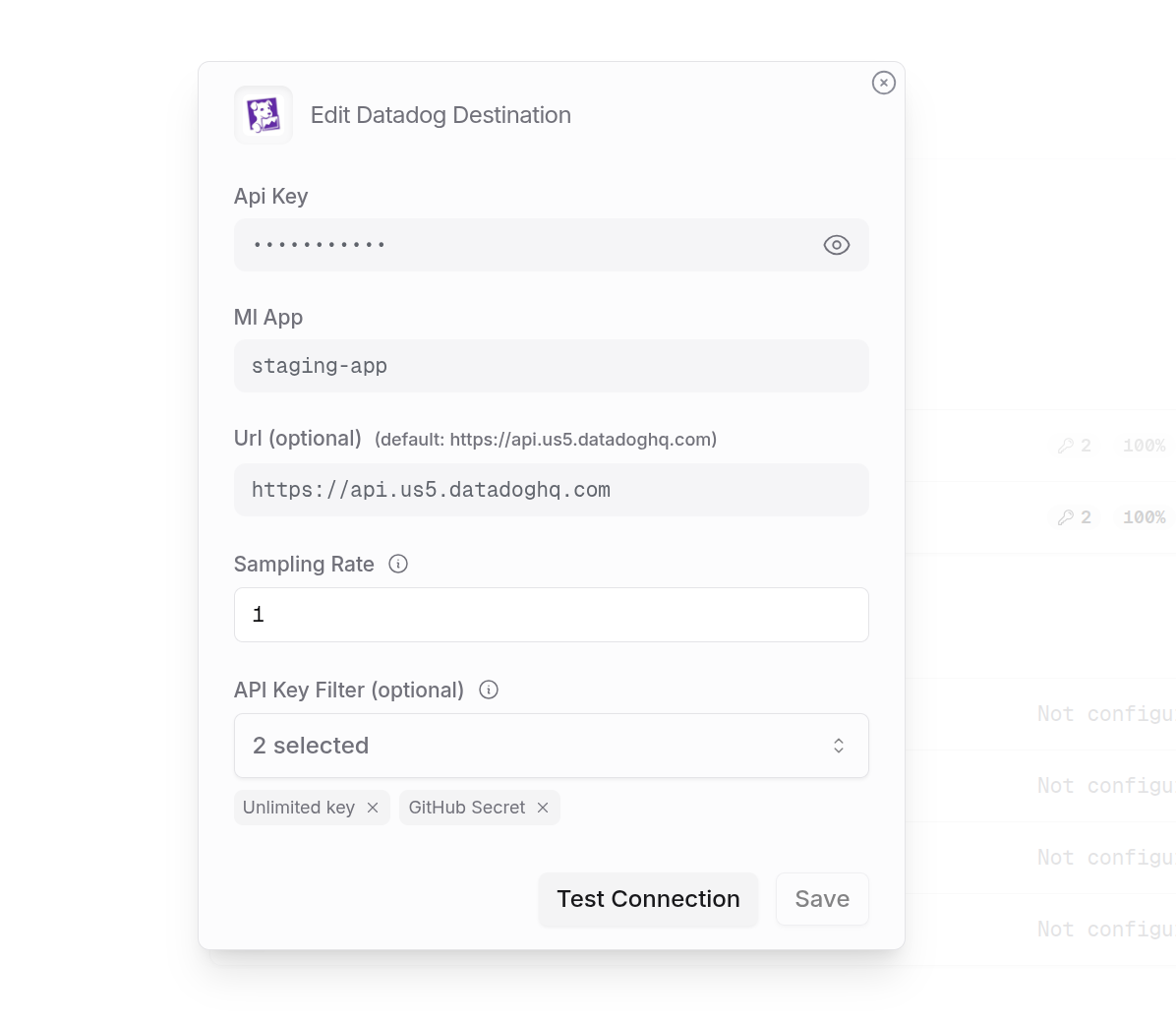 Datadog Configuration