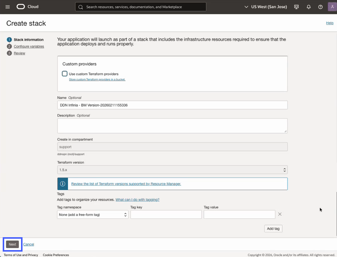 create_stack_information