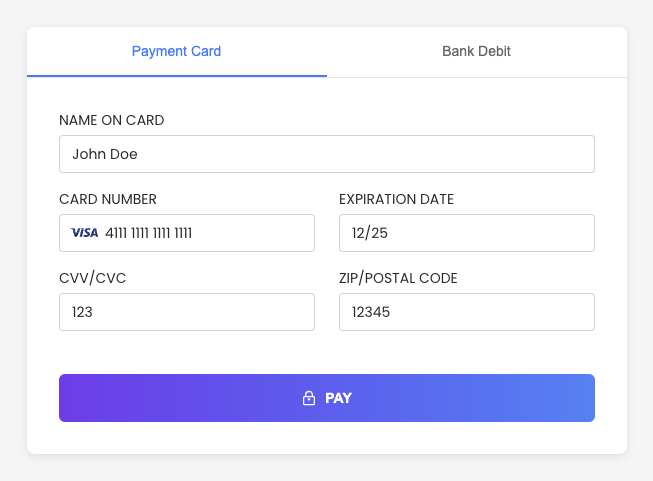 Customized EmbeddedMethod UI