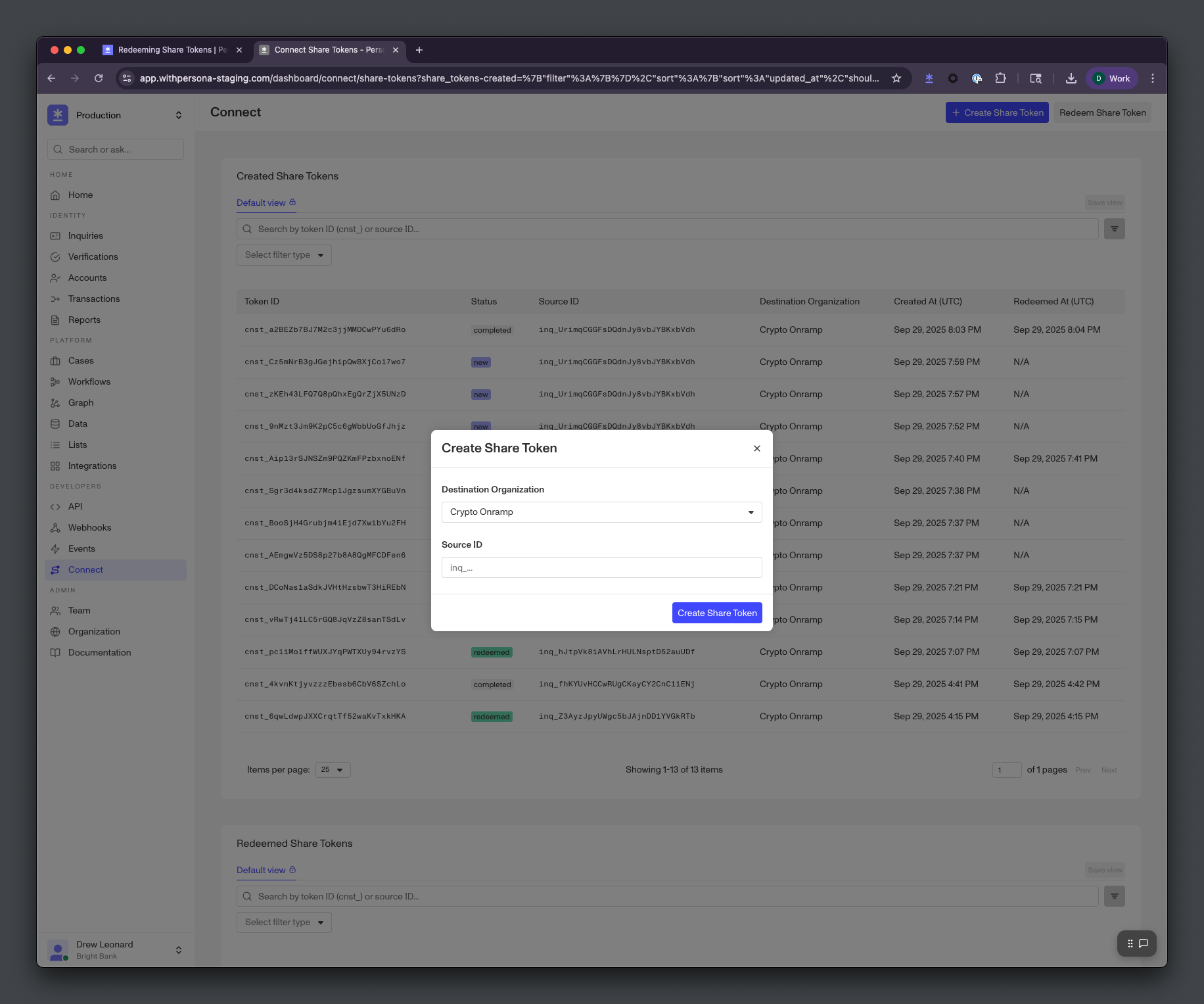 connect-create-share-token