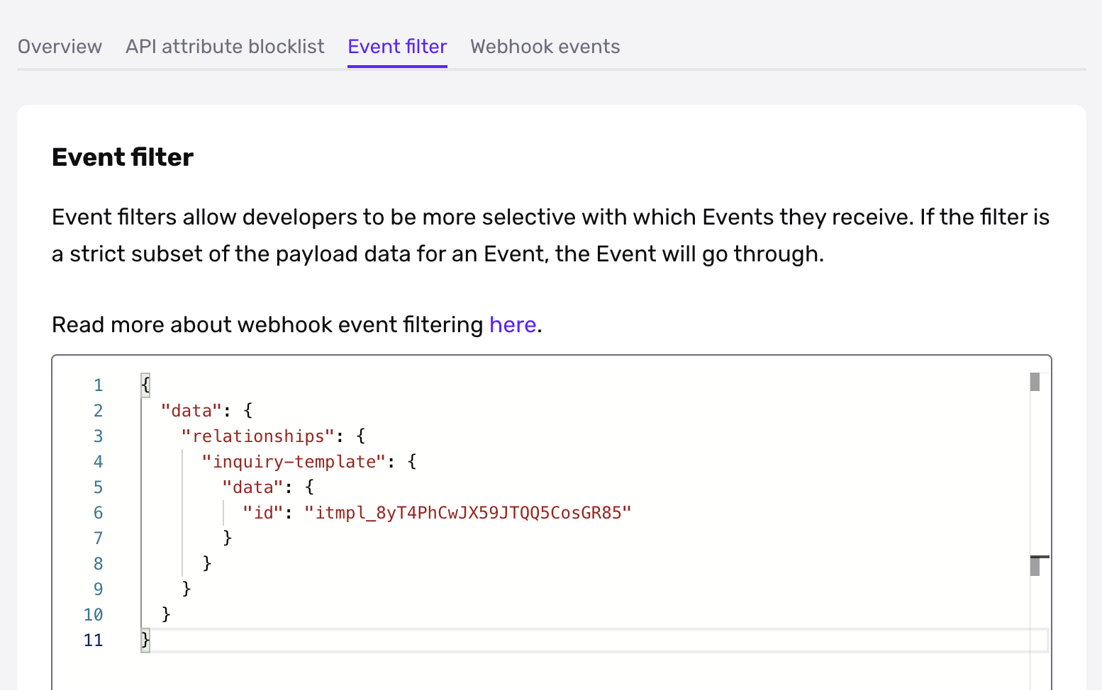 webhook-event-filters