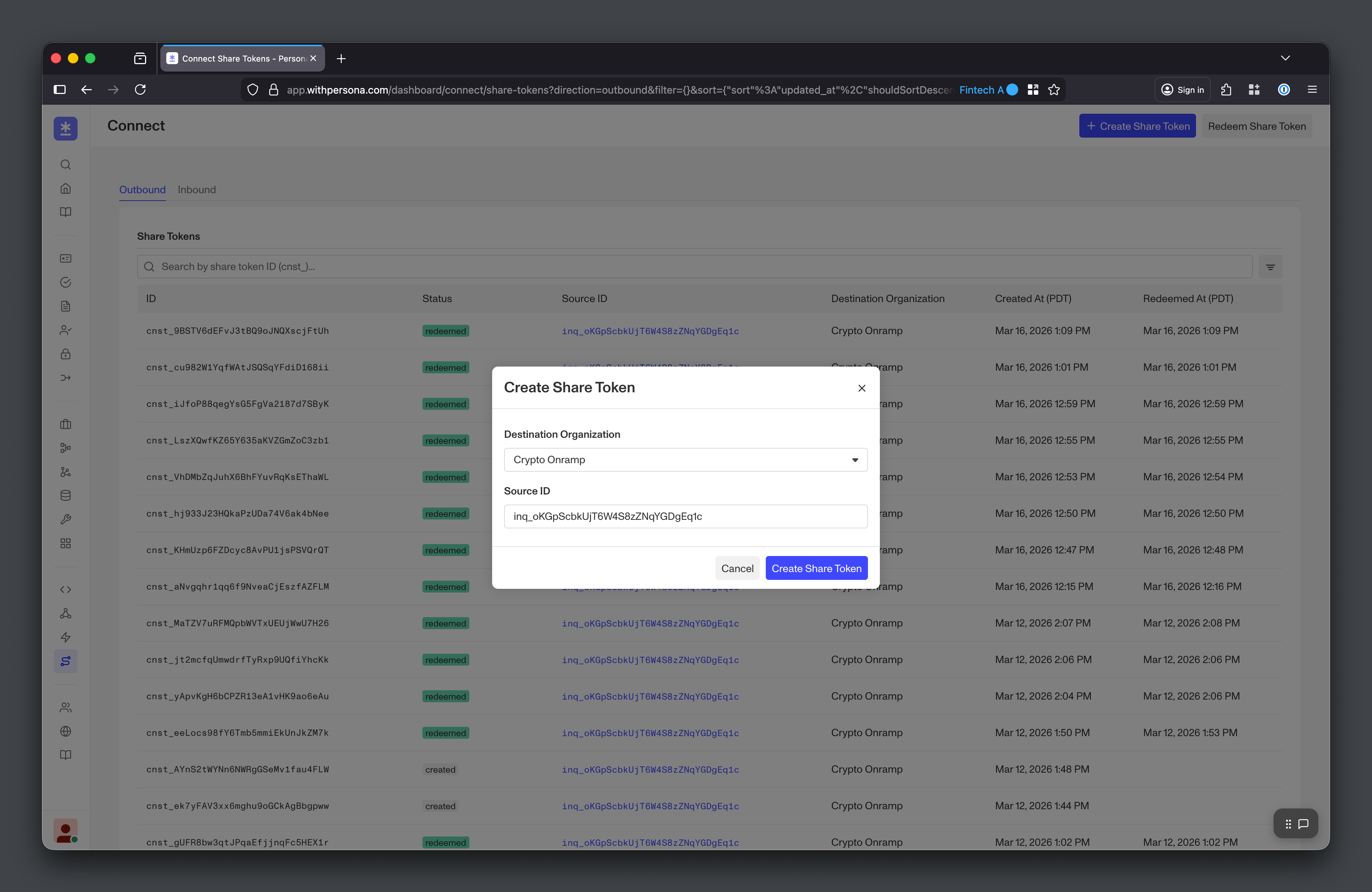 connect-create-share-token