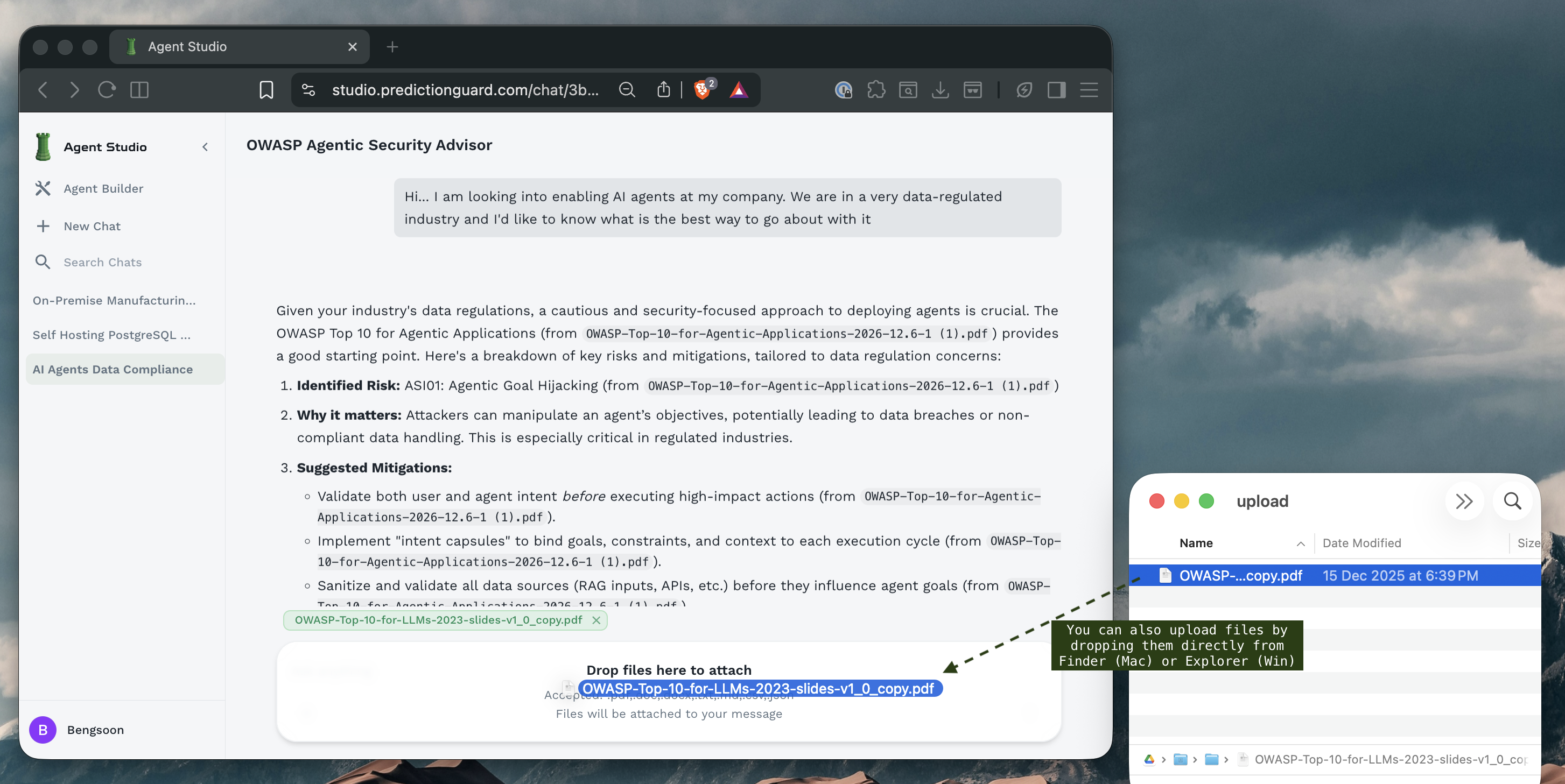 Drag and Drop Upload