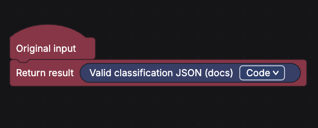 Code grader evaluator workflow