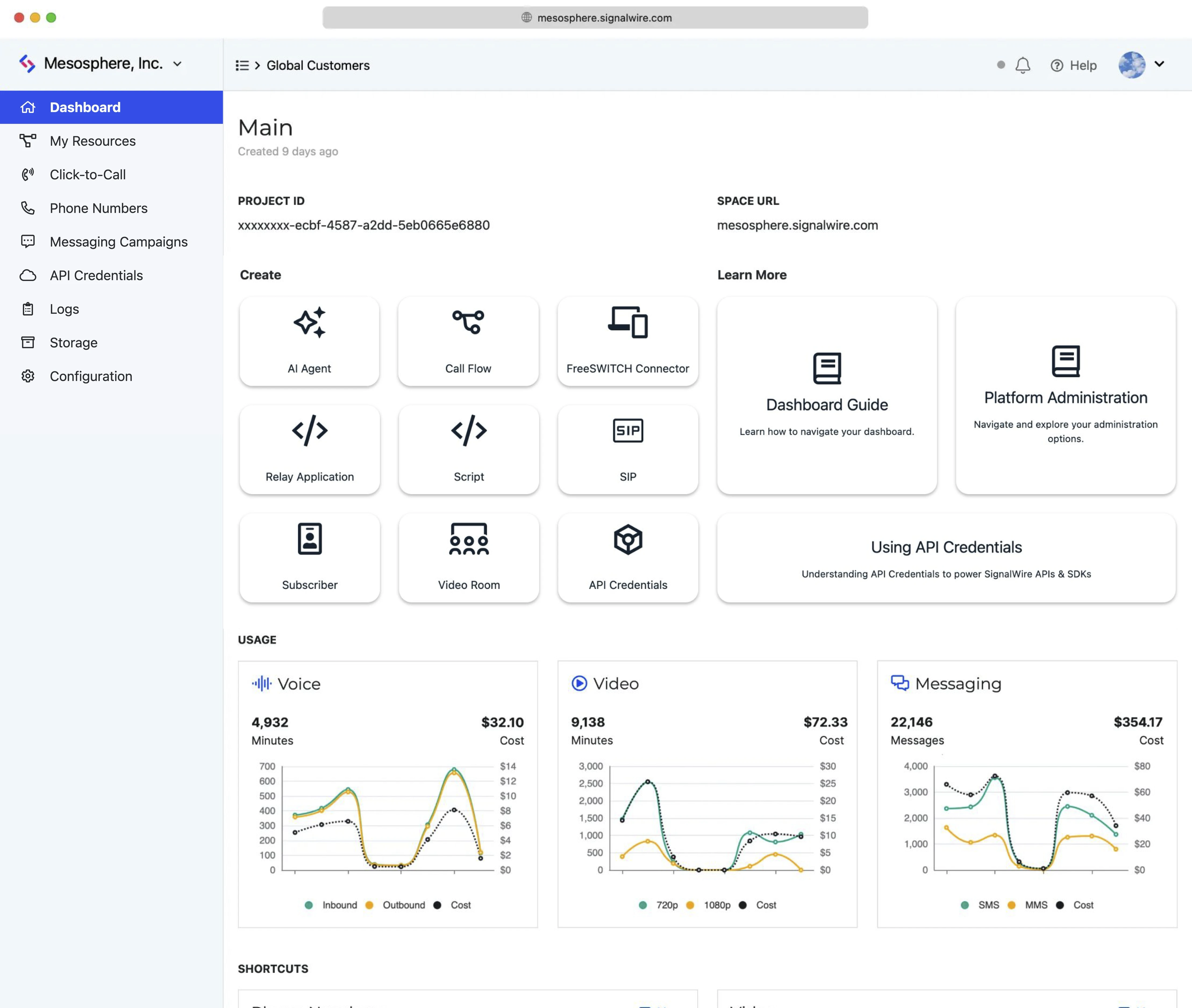 The redesigned main menu.