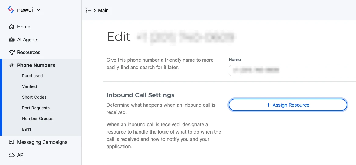 Assign SIP Endpoint.