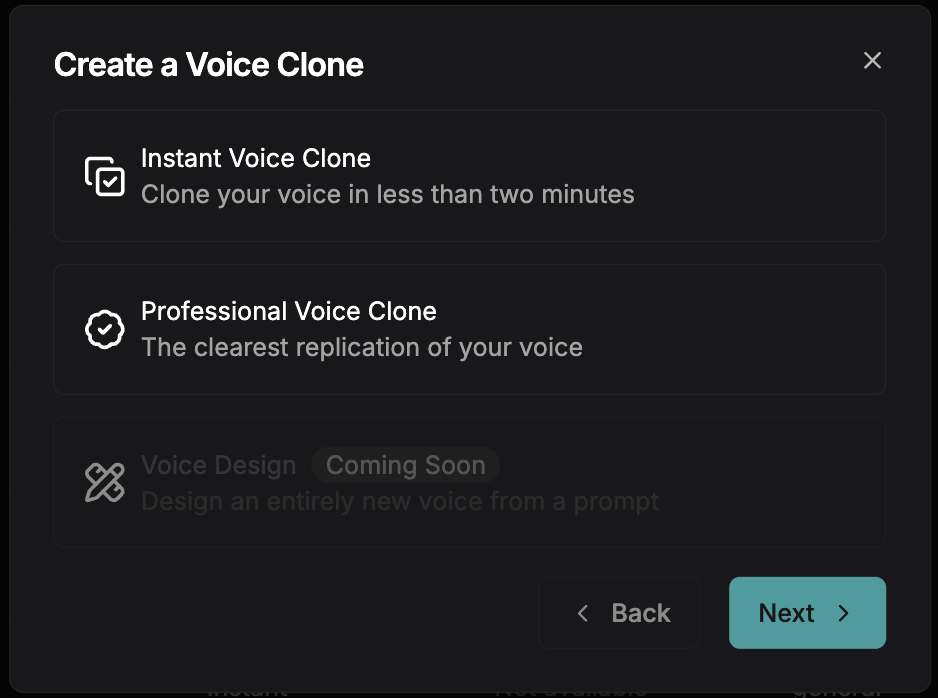 Voice Clone Setup