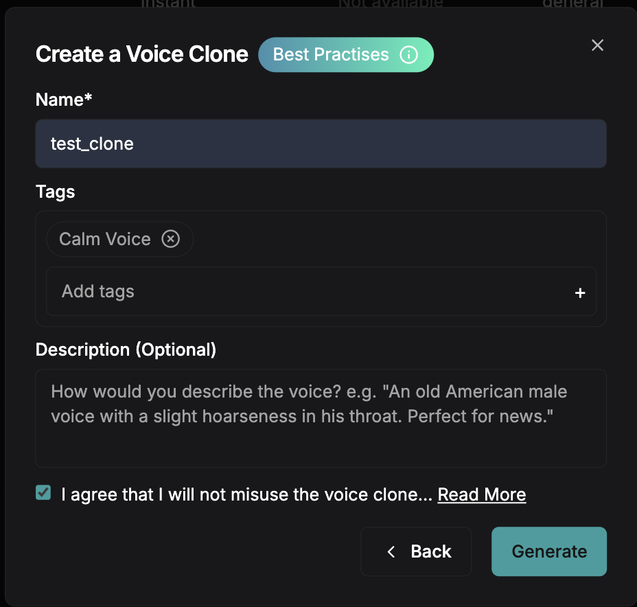 Create Voice