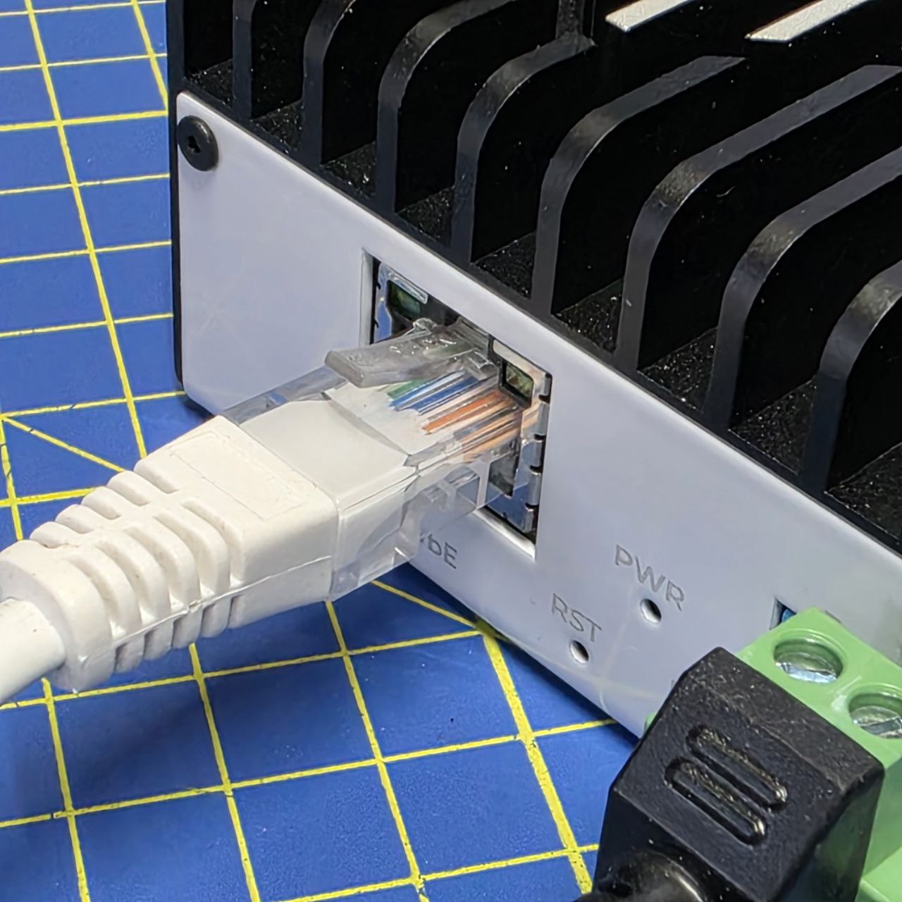LAN connector outside view