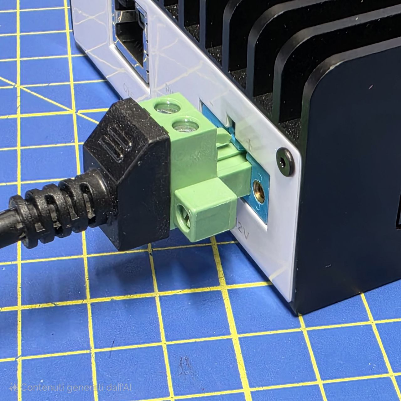 Power connector outside view