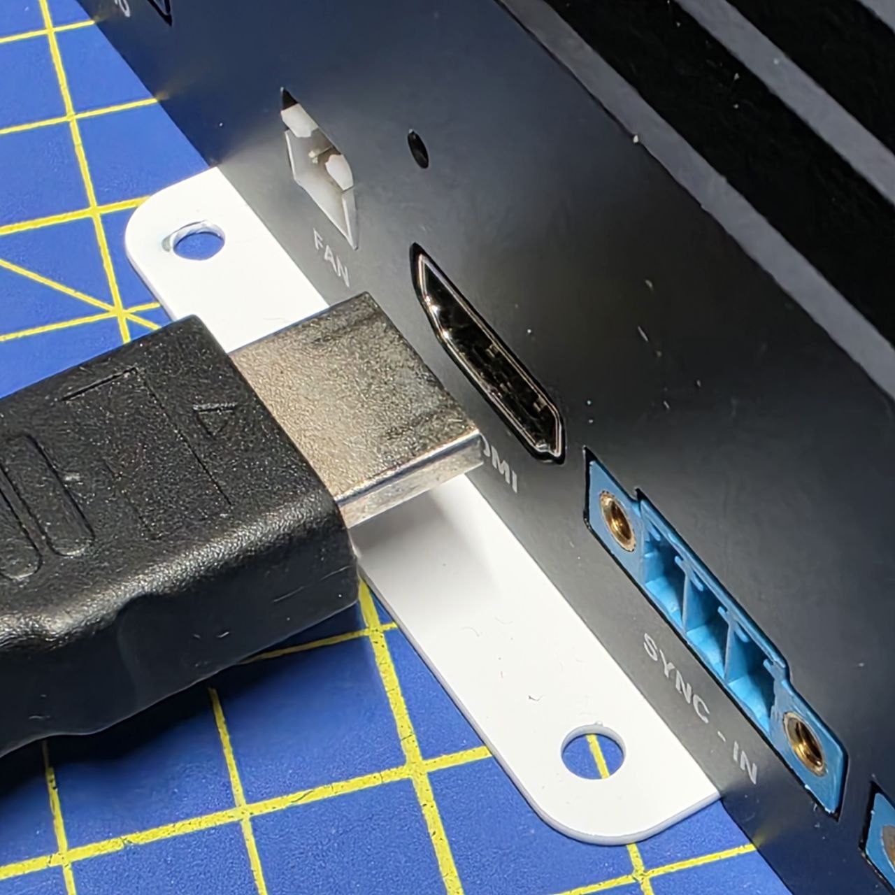 HDMI connector outside view
