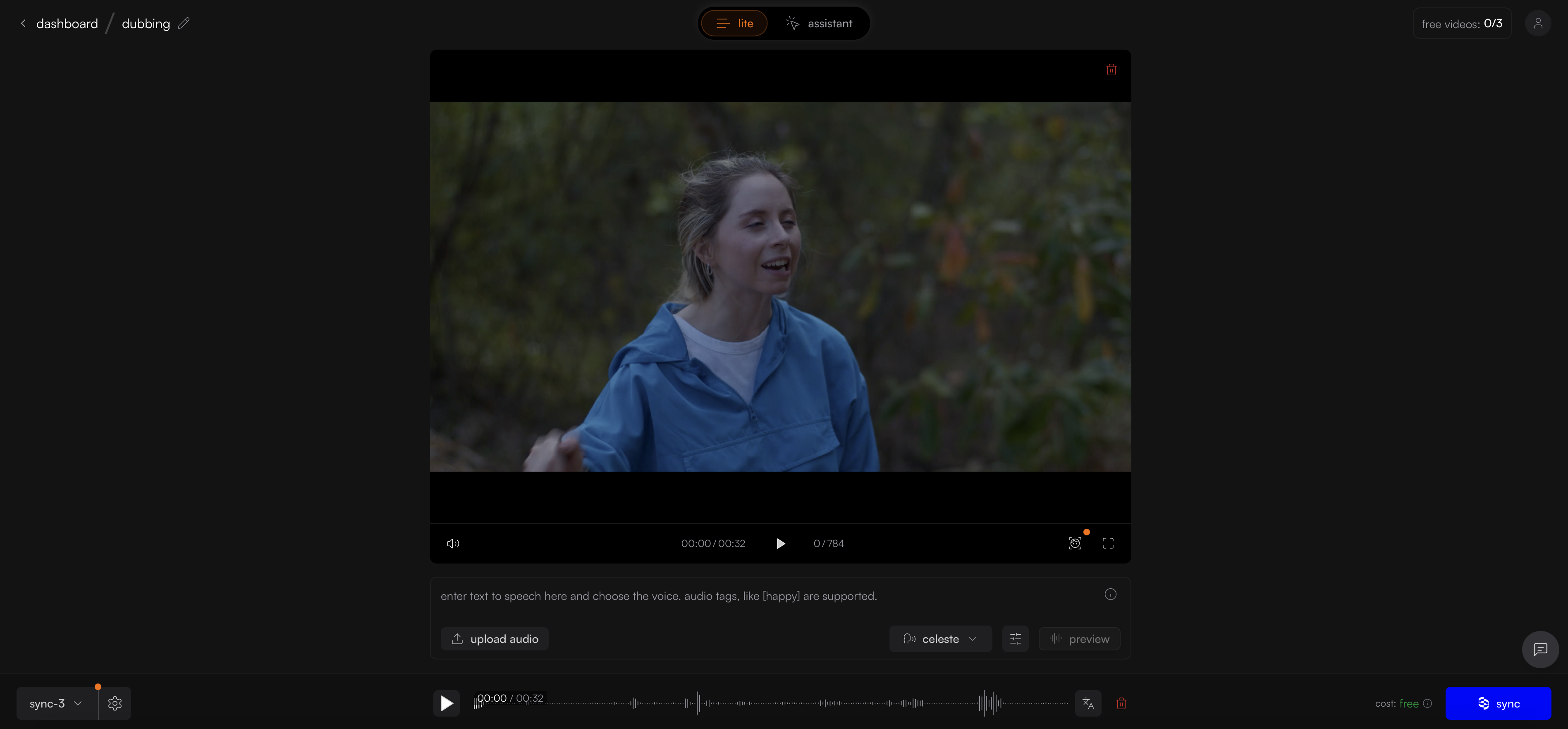 Upload video and audio