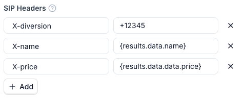 Custom X-Headers configuration