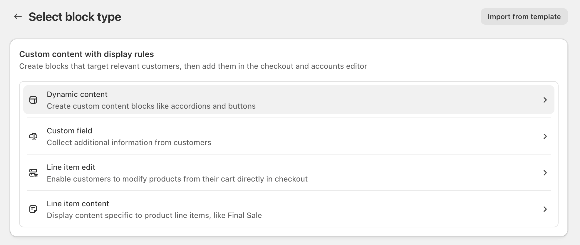 Creating a new block in Checkout Blocks