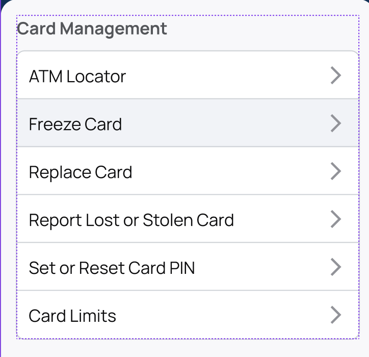 Card Action