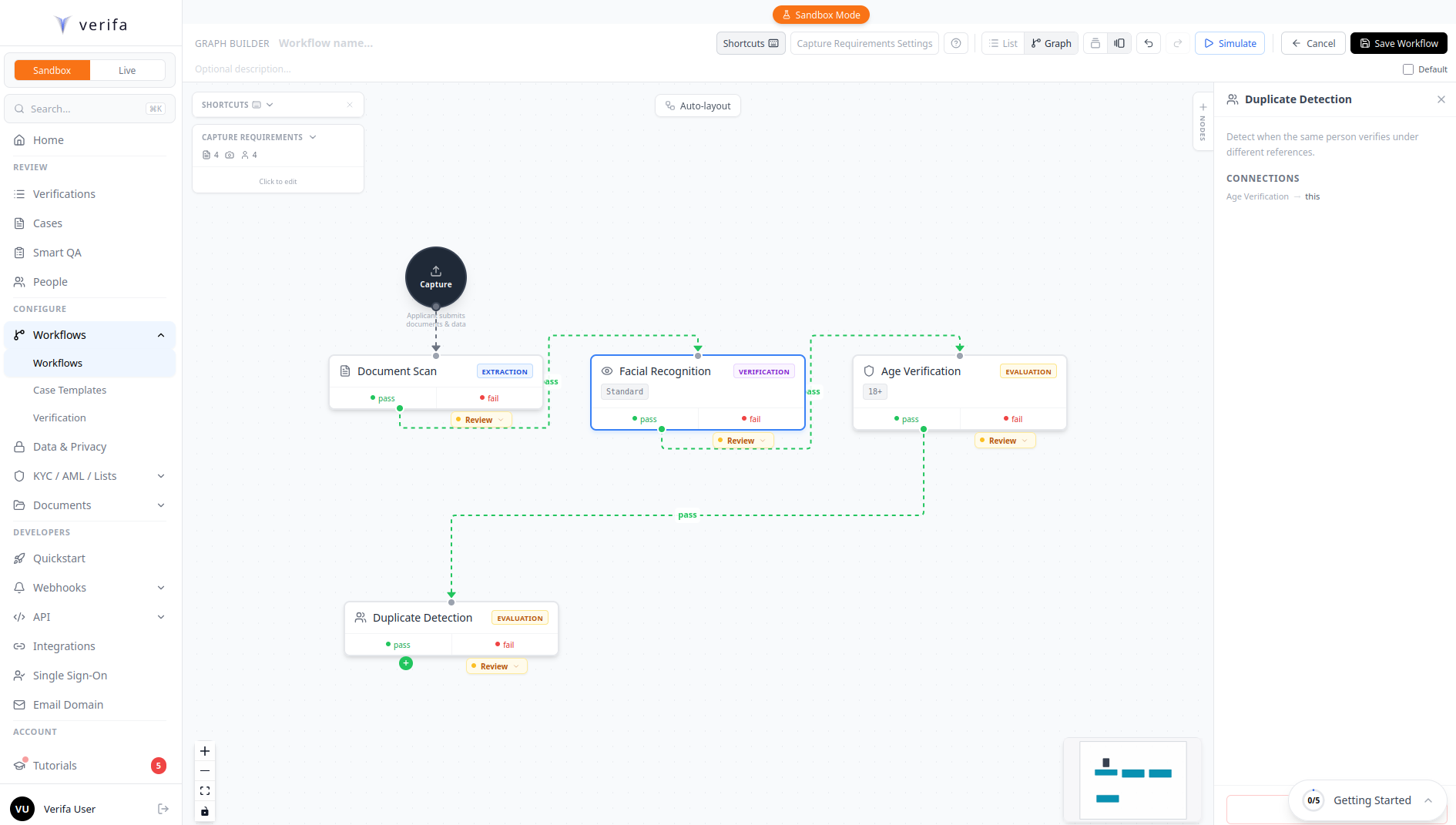 Duplicate Detection added to the workflow