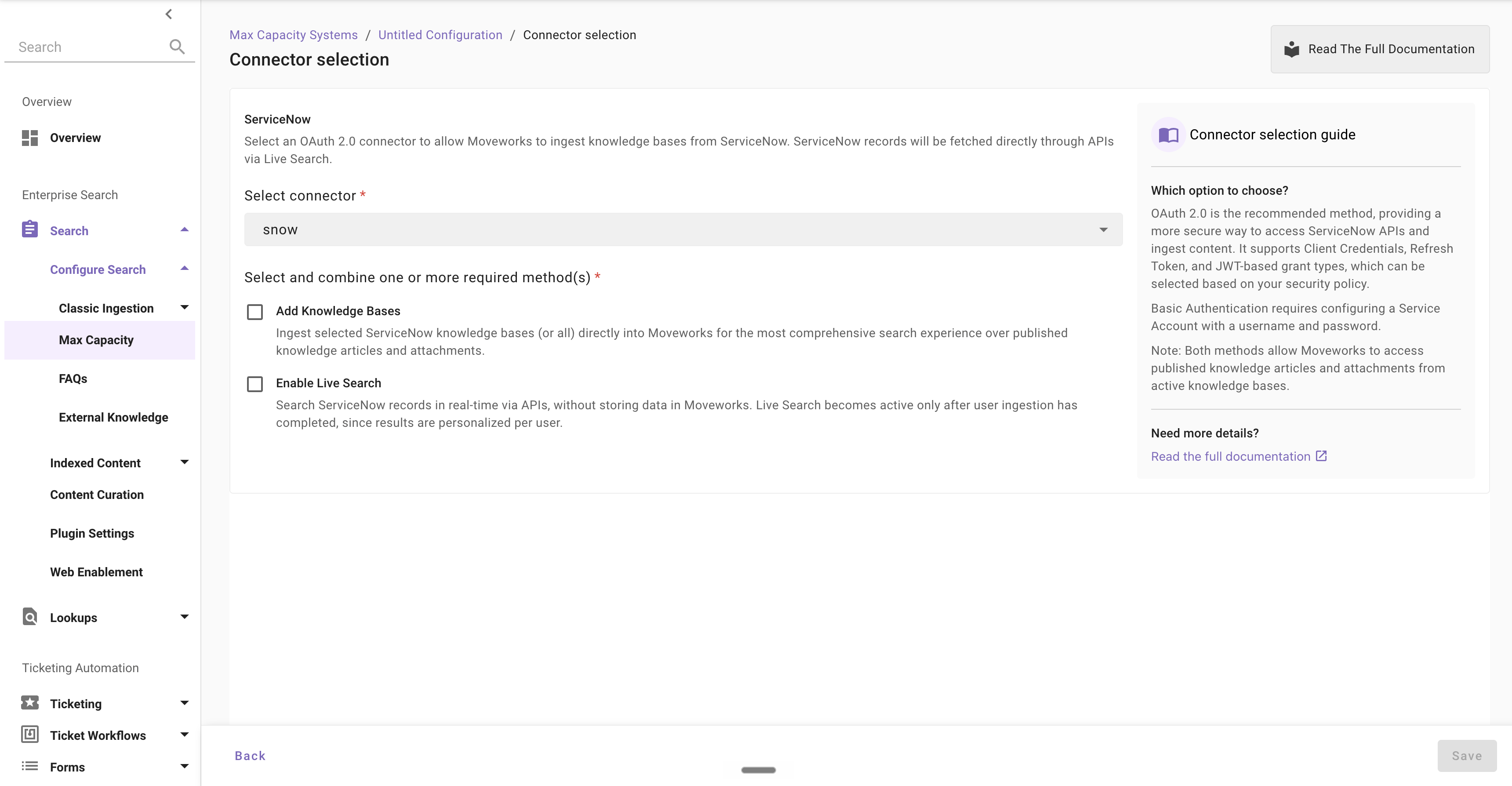 ServiceNow Setup for Enterprise Search | Moveworks