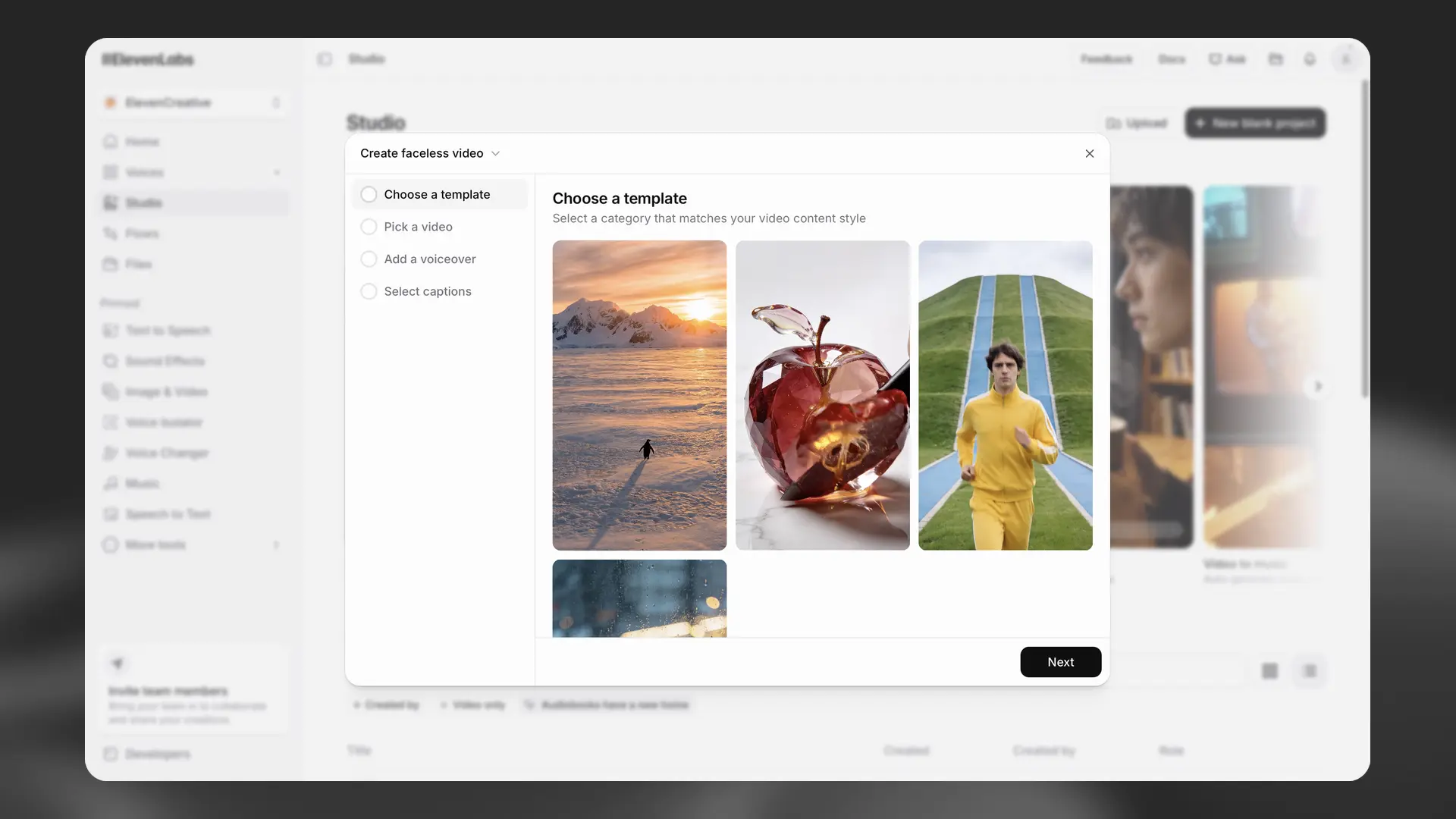 Create a faceless video
