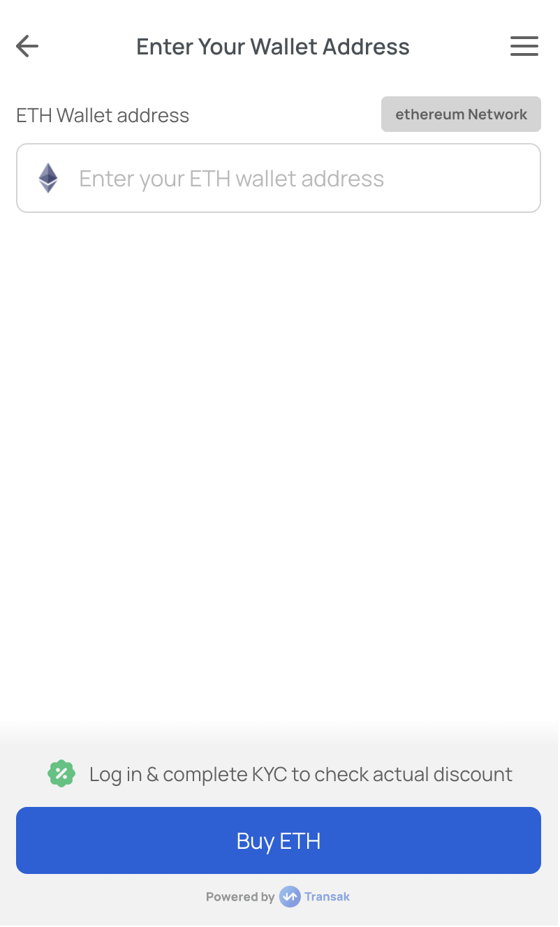 Wallet Confirmation Screen Wallet Confirmation Screen