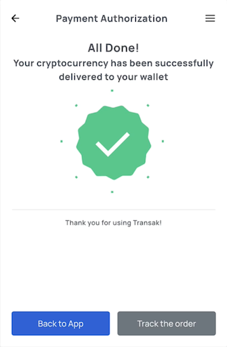 Order Status Screen Order Status Screen