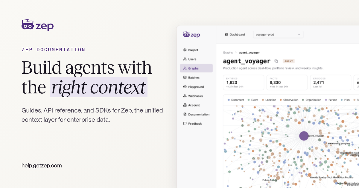 Agent memory quickstart | Zep Documentation
